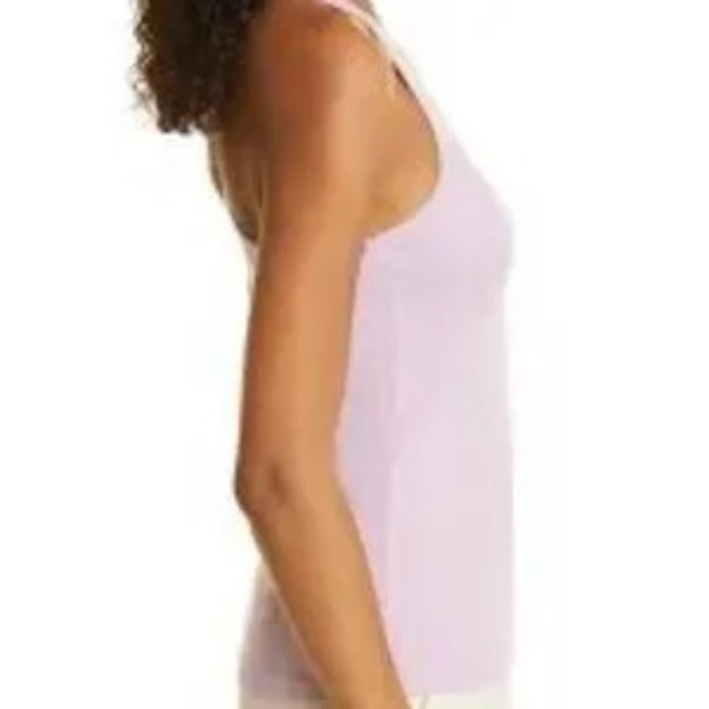 Ted Baker Rib Racerback Tank Size 0, Pale Pink - Picture 3 of 14